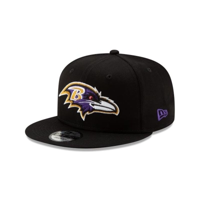 Baltimore Ravens Gorra | New Era NFL 9fifty Snapback Cap Mexico - Negros